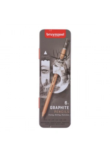 Bruynzeel Expression Graphite Dereceli Karakalem Seti 6lı (Yeni Ambalaj)