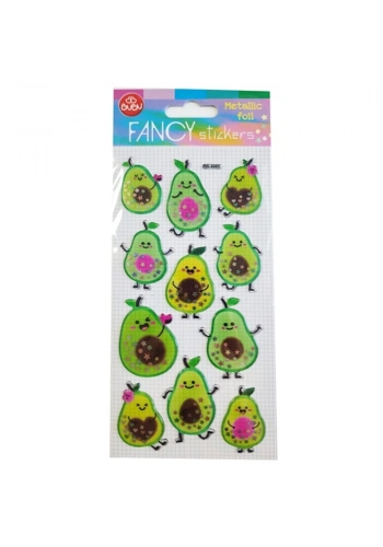 Bu-Bu Damla Stıckers Avakado Metalik 9x20 BUBU-PUS-8404