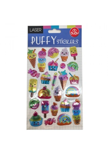 Bu-Bu Damla Stıckers Dondurma 12,5x23,5 BUBU-PUF-6210
