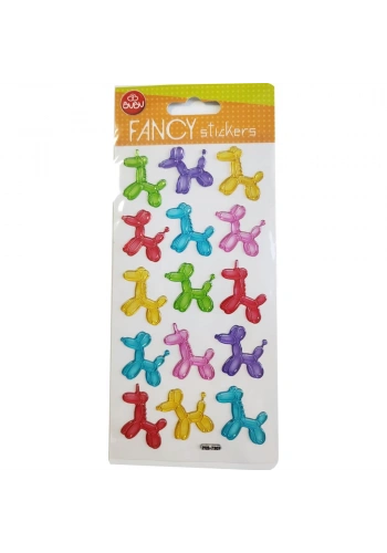 Bu-Bu Damla Stıckers Funcy Köpekler 9x20 BUBU-PUS-7307