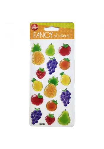 Bu-Bu Damla Stıckers Funcy Meyveler 9x20 BUBU-PUS-7306