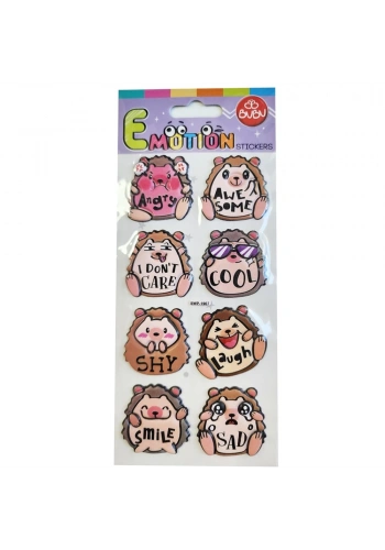 Bu-Bu Emotıons Puffy Stıck Eyelaysh & Message 9x21 BUBU-SWP-1907