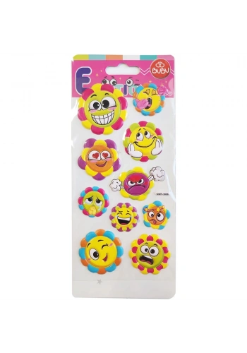 Bu-Bu Emotıons Puffy Stıckers Güneş Çiçekler 9x21 BUBU-SWP-3006