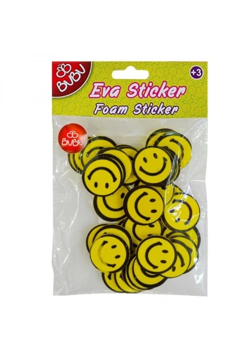 Bu-Bu Eva Sticker Gülen Yüz Orta BUBU-STS030