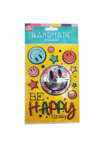 Bu-Bu Handmade Stıckers Be Happy To Day 12,5x23,5 BUBU-HMSB-104