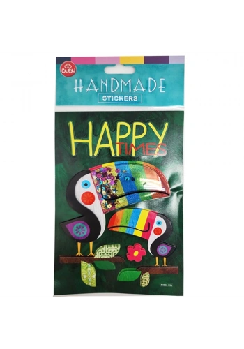 Bu-Bu Handmade Stıckers Papağan 12,5x23,5 BUBU-HMSB-101