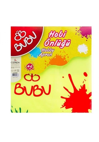 Bu-Bu Hobi Boyama Önlüğü 4-6 Yaş (BUBU-00005)