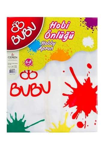 Bu-Bu Hobi Boyama Önlüğü 6-8 Yaş (BUBU-00006)