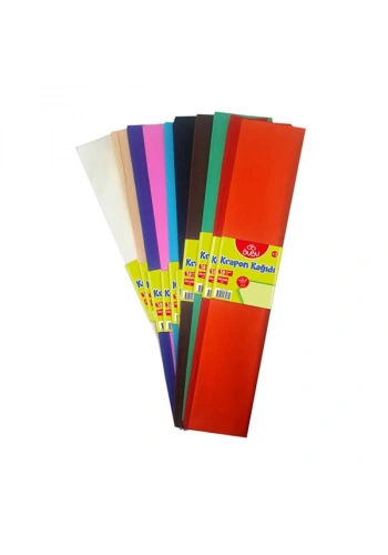 Bu-Bu Krapon Kağıdı Karışık Renk 10Lu (BUBU-KR0001)