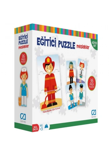 Ca Eğitici Puzzle Meslekler 5030