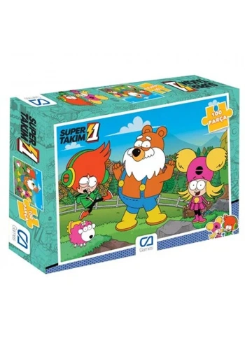Ca Games Puzzle 100 Parça Super1 Takım Ca100-5347