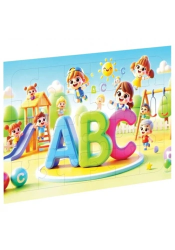 Ca Games Puzzle Eğlenceli Harfler Ahşap Caahs-3501