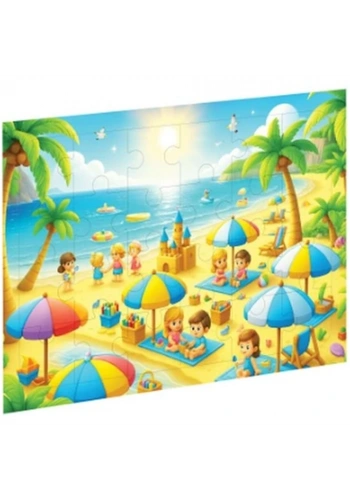 Ca Games Puzzle Minyatür Plaj Ahşap Caahs-3503