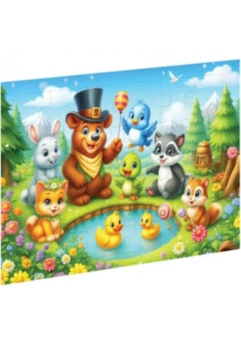 Ca Games Puzzle Sevimli Hayvanlar Ahşap Caahs-3508