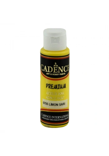 Cadence Akrilik Boya 70ml 0755 Limon Sarı