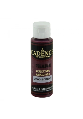 Cadence Akrilik Boya 70ml 2000 Bordo