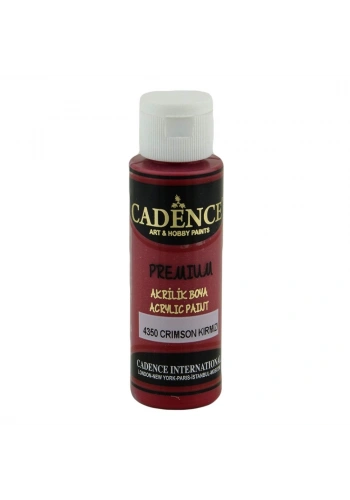 Cadence Akrilik Boya 70ml 4350 Crimson Kırmızı