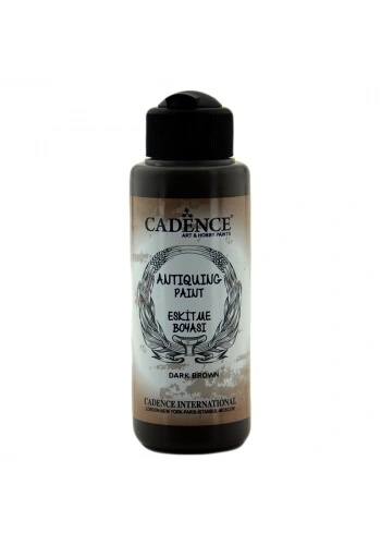 Cadence Antique Paint Eskitme Boyası 120ml 300 Koyu Kahve