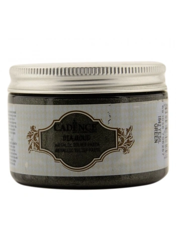 Cadence Diamond Metalik Rölyef Pasta 150ml 1842 Yeşil