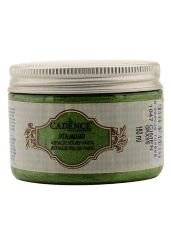 Cadence Diamond Metalik Rölyef Pasta 150ml 1847 Çimen