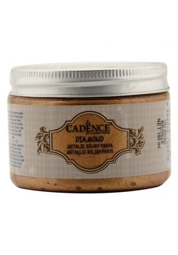 Cadence Diamond Metalik Rölyef Pasta 150ml 1853 Bronz