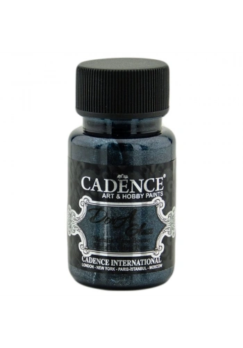 Cadence Dora Glass Metalik Cam Ve Porselen Boyası 50ml 3142 Koyu Turkuaz
