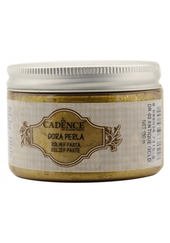 Cadence Dora Perla Rölyef Pasta 150ml Dr03 Antik Altın