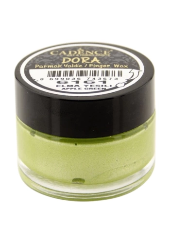 Cadence Dora Wax Su Bazlı Parmak Yaldız Boya 20ml 6161 Elma Yeşili