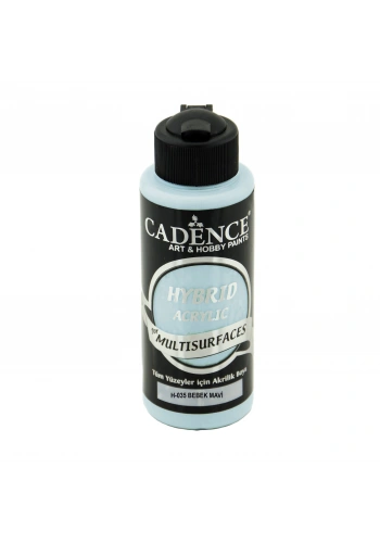 Cadence Hybrid Multisurface Akrilik Boya 120ml H-035 Bebek Mavi
