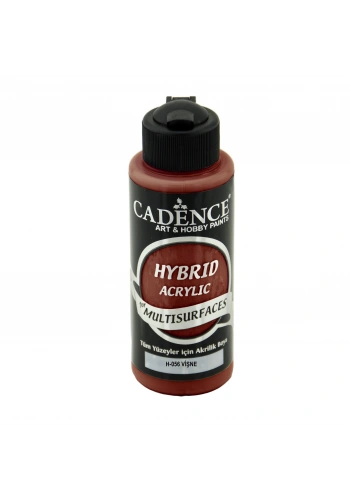 Cadence Hybrid Multisurface Akrilik Boya 120ml H-056 Vişne
