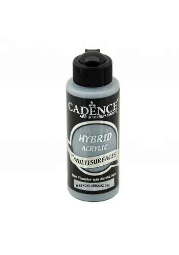 Cadence Hybrid Multisurface Akrilik Boya 120ml H-058 Koyu Arduvaz Gri