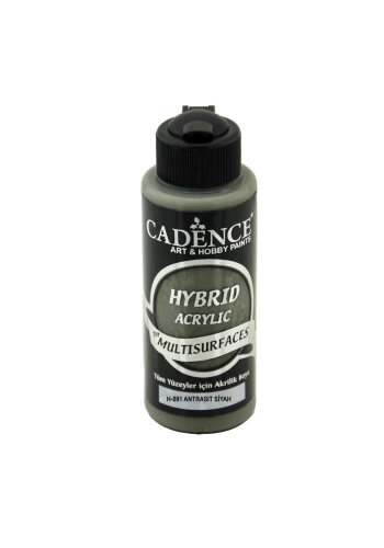 Cadence Hybrid Multisurface Akrilik Boya 120ml H-091 Antrasıt Siyah