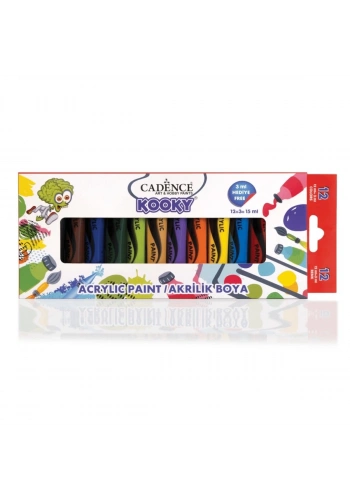 Cadence Kooky Akrilik Boya Seti 12x15ml Tüp