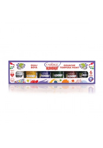 Cadence Kooky Guaj Boya (Tempera) Seti 6x30ml