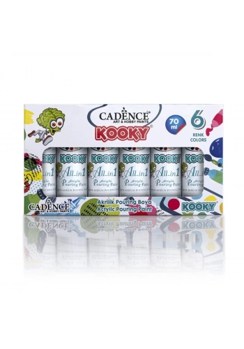 Cadence Kooky Pouring Boya Seti 6x70ml