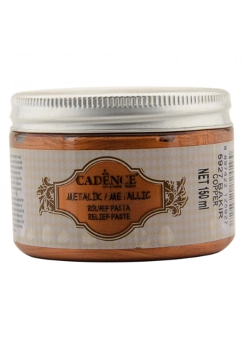 Cadence Metalik Rölyef Pasta 150ml 5927 Bakır