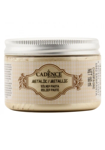Cadence Metalik Rölyef Pasta 150ml 5942 Şampanya