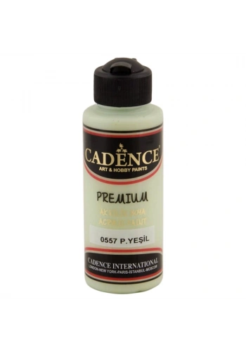 Cadence Premium Akrilik Boya 120ml 0557 Pastel Yeşil