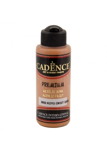 Cadence Premium Akrilik Boya 120ml 0850 Koyu Oksit Sarı