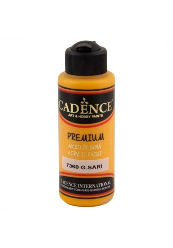 Cadence Premium Akrilik Boya 120ml 7360 G. Sarı