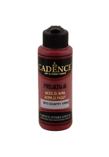 Cadence Premium Akrilik Boya 120ml 9510 Country Kırmızı