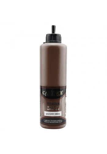 Cadence Premium Akrilik Boya 500ml 4012 Burnt Umber