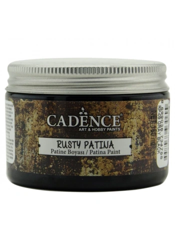 Cadence Rusty Patina Boyası 150ml Rp09 Gri Siyah
