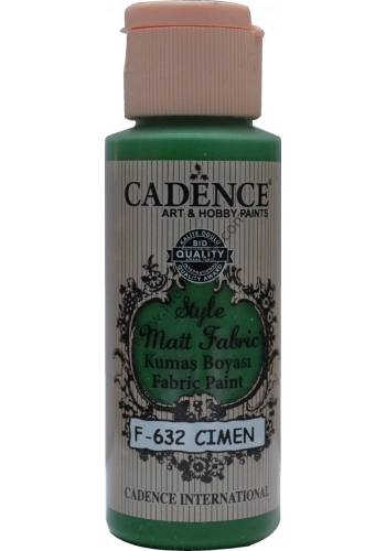Cadence Style Matt Fabric Kumaş Boyası 59ml 632 Çimen