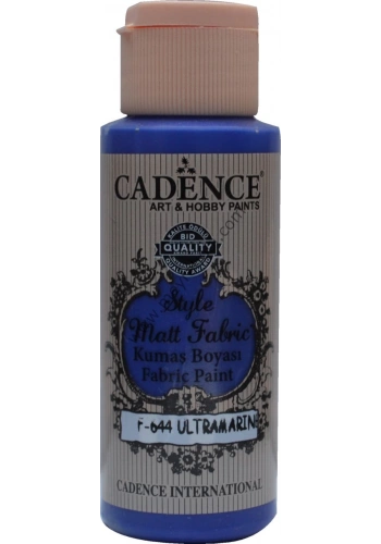 Cadence Style Matt Fabric Kumaş Boyası 59ml 644 Ultramarine