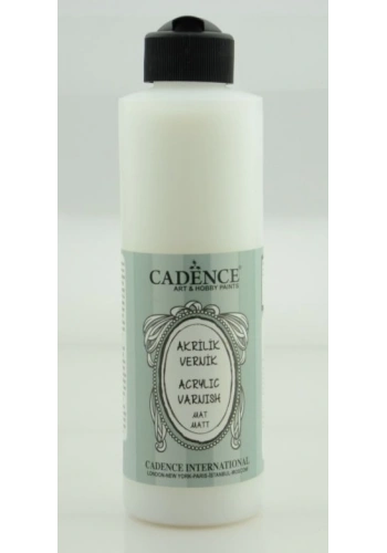 Cadence Su Bazlı Akrilik Mat Vernik 250 Ml