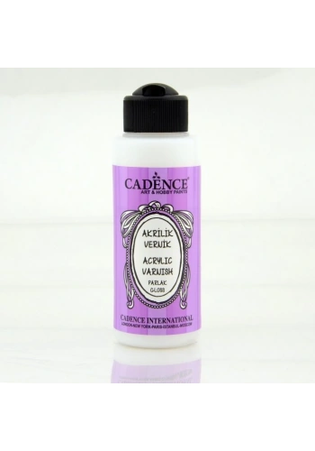 Cadence Su Bazlı Akrilik Parlak Vernik 120 Ml