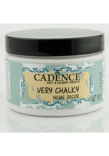 Cadence Very Chalky Home Dekor Kadifemsi Mobilya Boyası 150ml 01 Beyaz