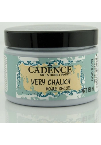 Cadence Very Chalky Home Dekor Kadifemsi Mobilya Boyası 150ml 19 Arduvaz Gri