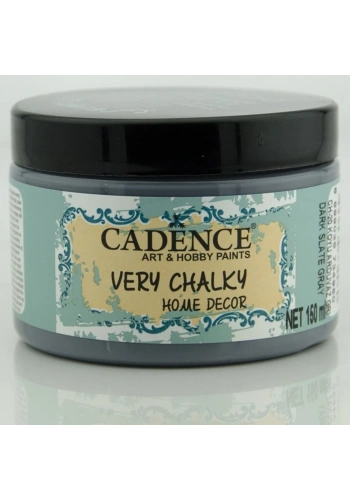 Cadence Very Chalky Home Dekor Kadifemsi Mobilya Boyası 150ml 20 Koyu Arduvaz Gri